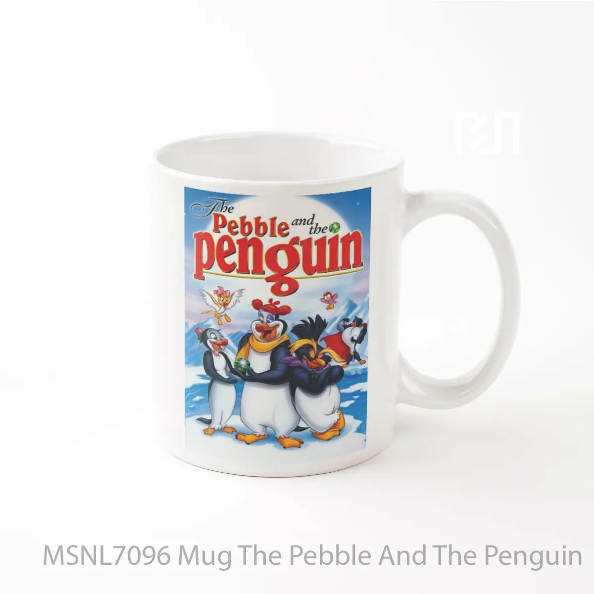Mug The Pebble And The Penguin Gelas Keramik Tema Film MSNL7096