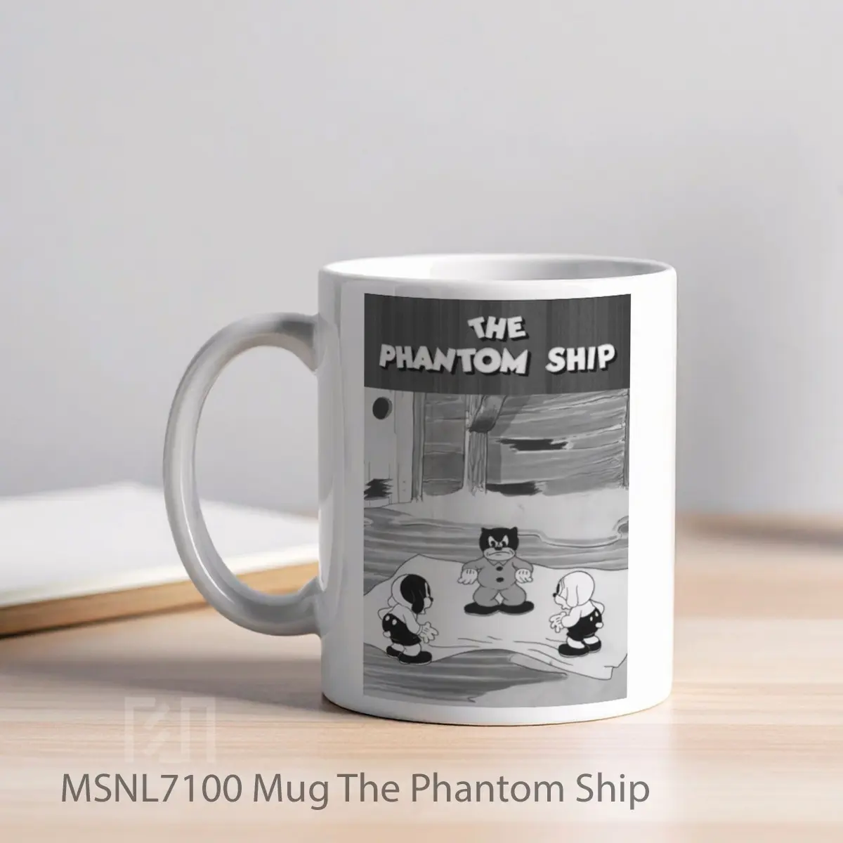 Mug The Phantom Ship Gelas Keramik Tema Film MSNL7100 - Tampak Kiri
