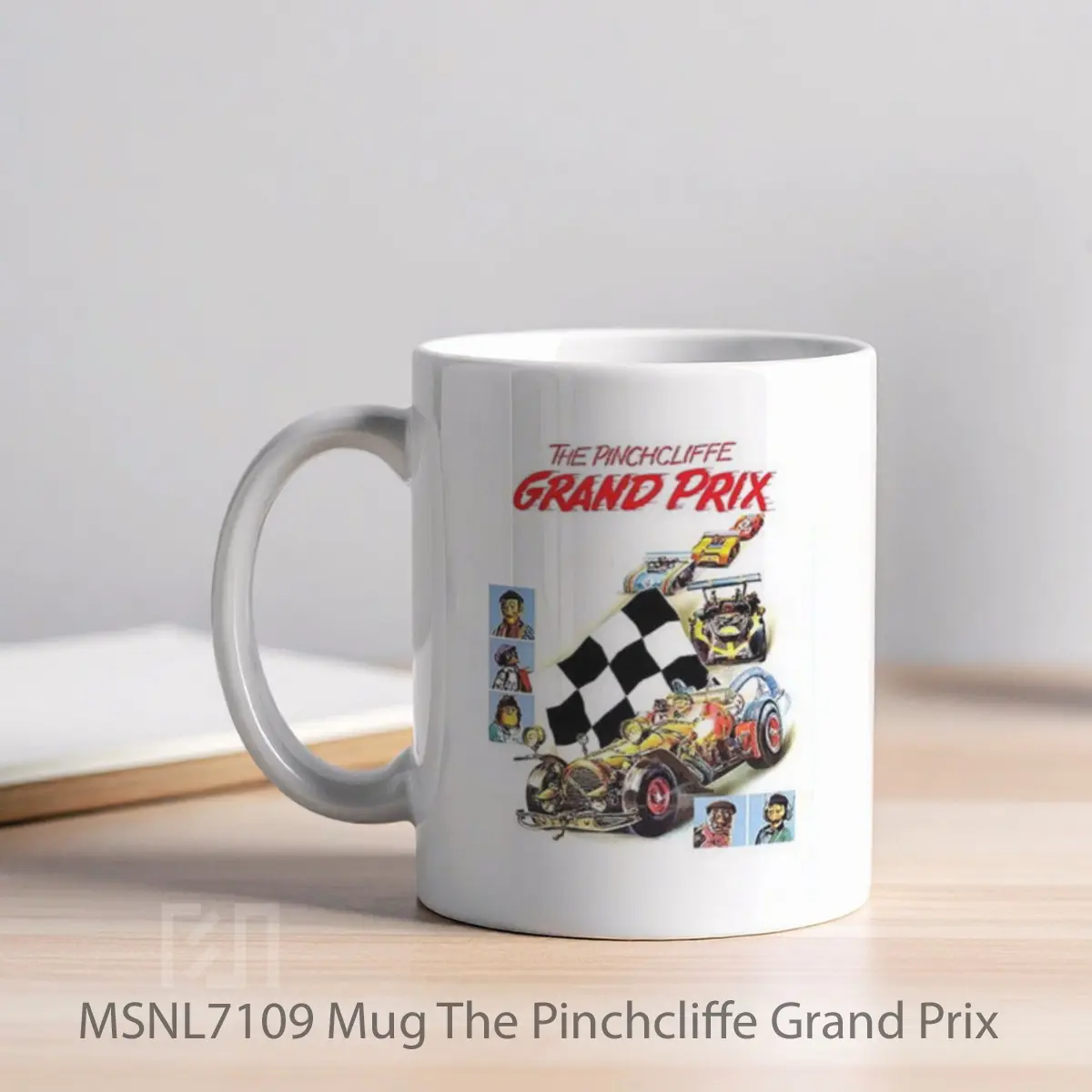 Mug The Pinchcliffe Grand Prix Gelas Keramik Tema Film MSNL7109 - Tampak Kiri
