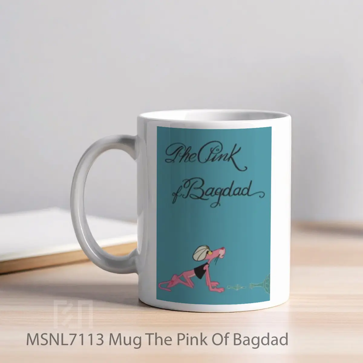 Mug The Pink Of Bagdad Gelas Keramik Tema Film MSNL7113 - Tampak Kiri