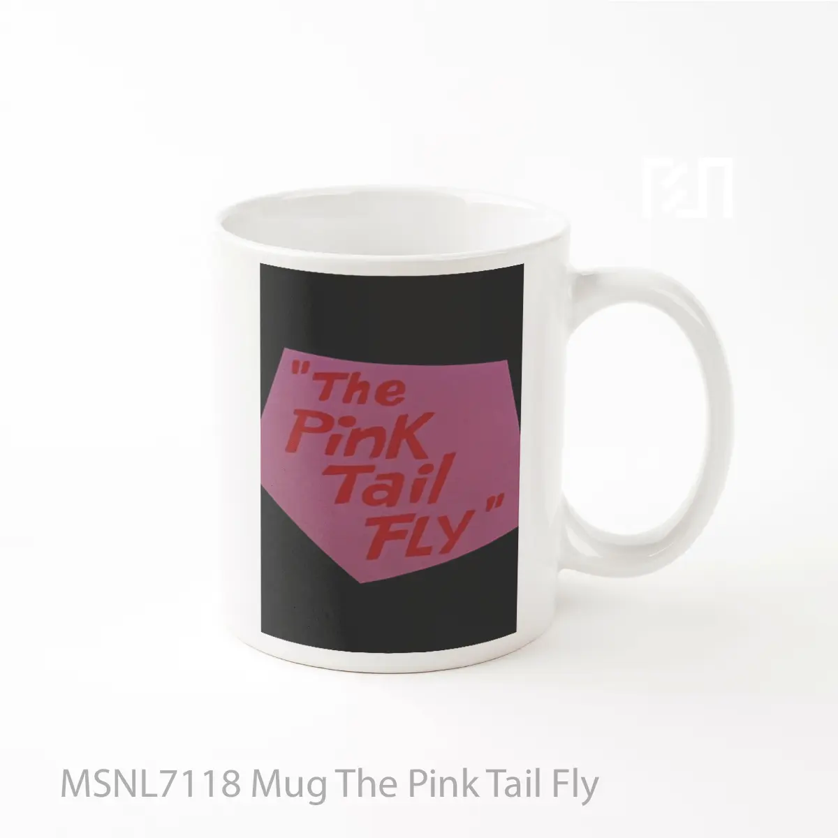 Mug The Pink Tail Fly Gelas Keramik Tema Film MSNL7118