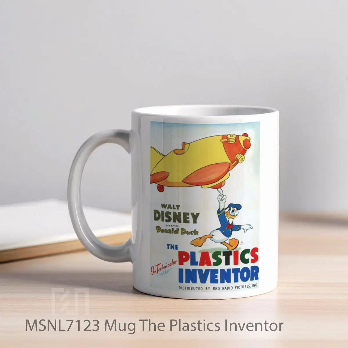 Mug The Plastics Inventor Gelas Keramik Tema Film MSNL7123 - Tampak Kiri