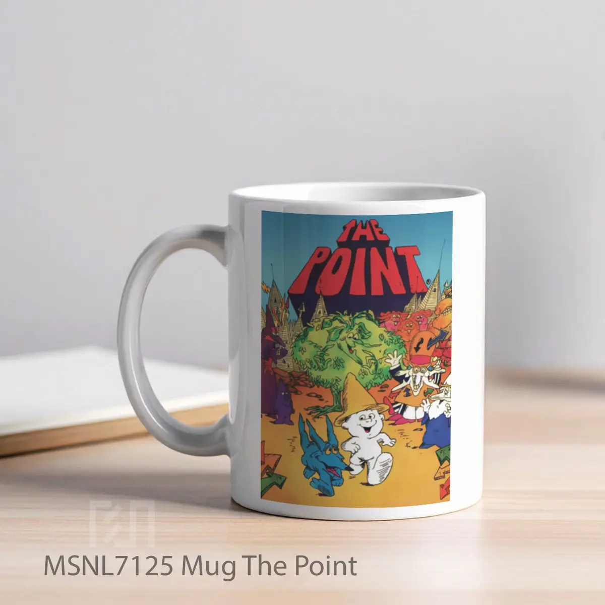 Mug The Point Gelas Keramik Tema Film MSNL7125 - Tampak Kiri