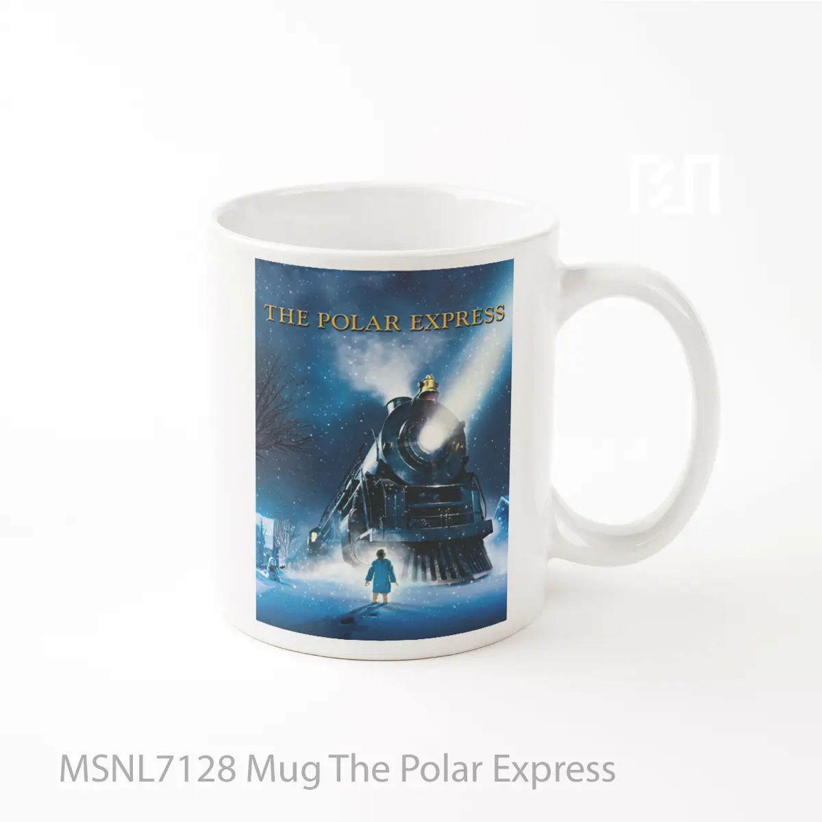 Mug The Polar Express Gelas Keramik Tema Film MSNL7128