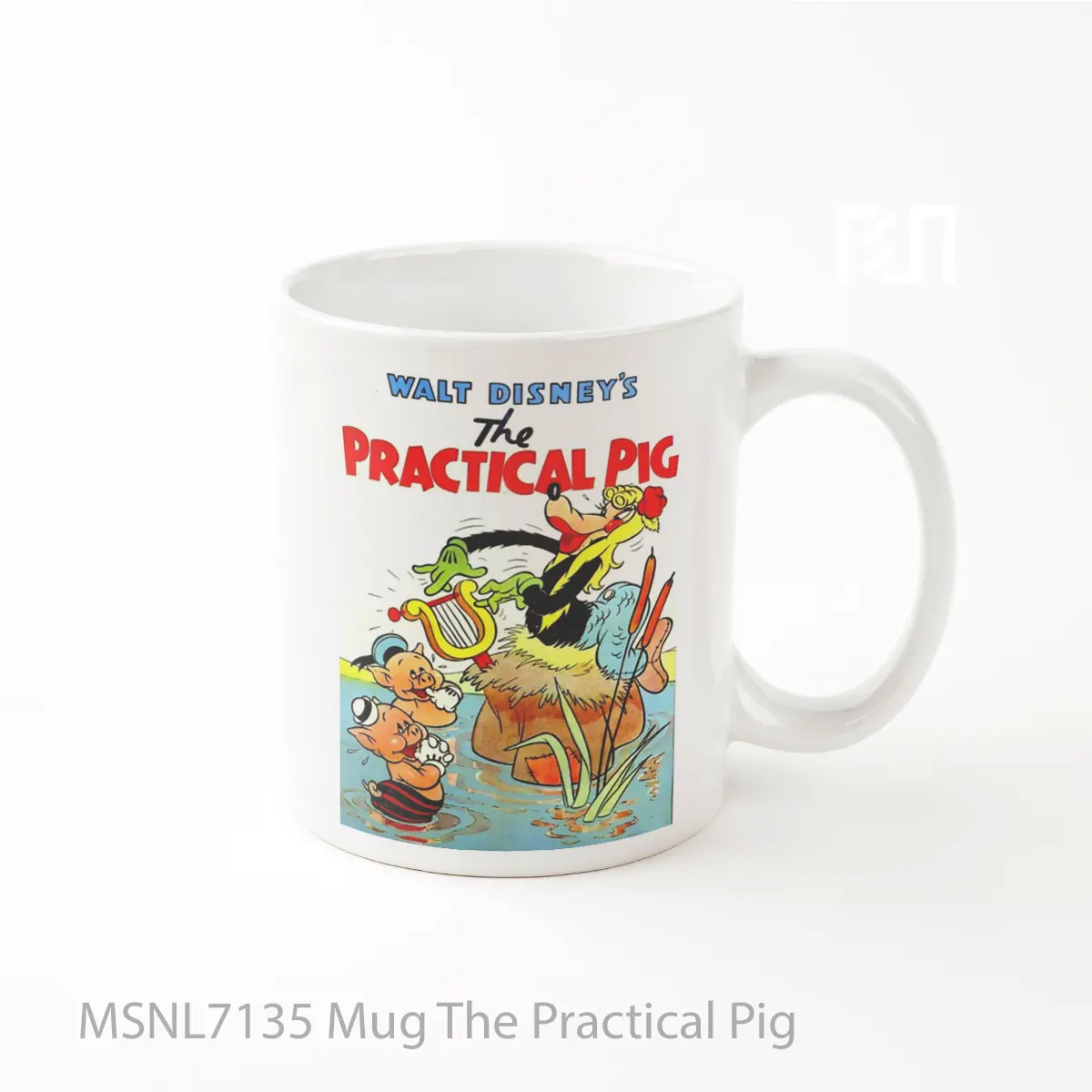 Mug The Practical Pig Gelas Keramik Tema Film MSNL7135