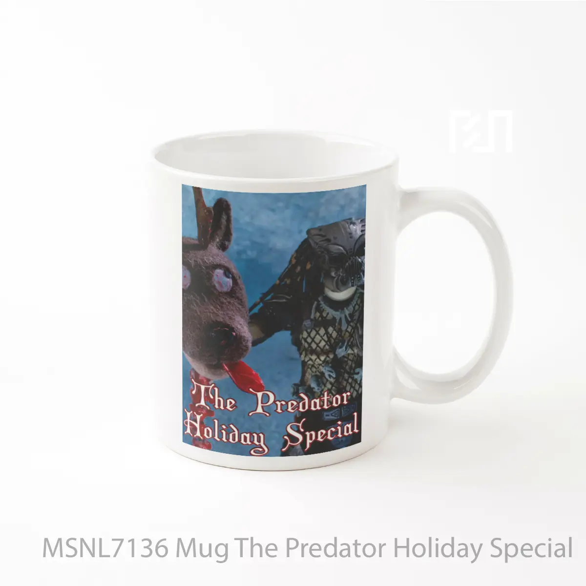 Mug The Predator Holiday Special Gelas Keramik Tema Film MSNL7136