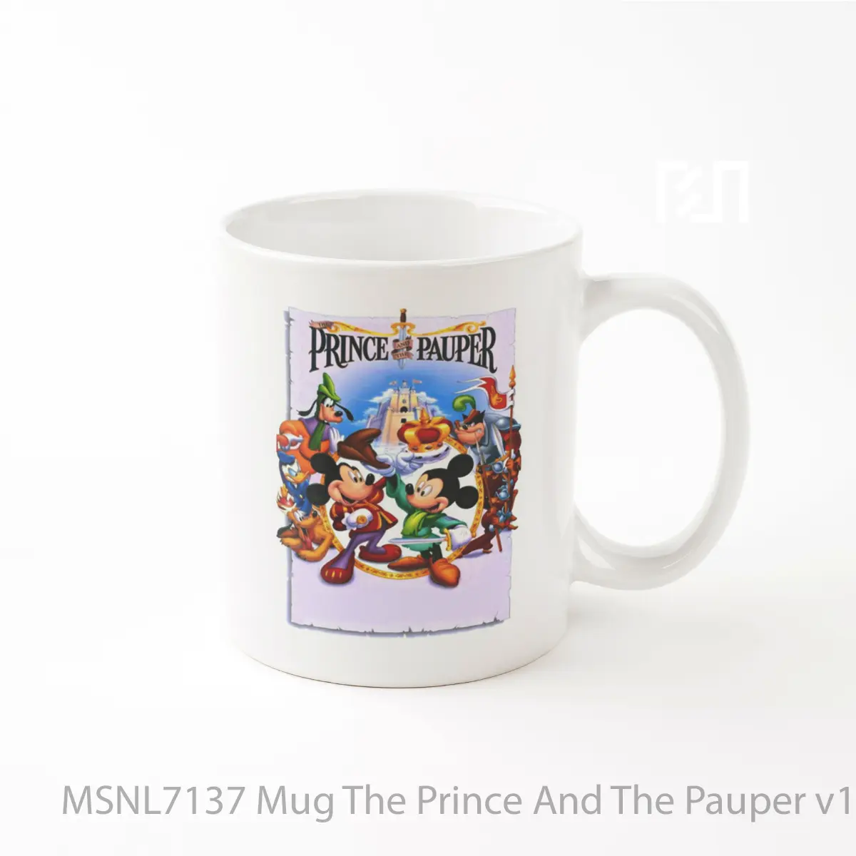 Mug The Prince And The Pauper V1 Gelas Keramik Tema Film MSNL7137