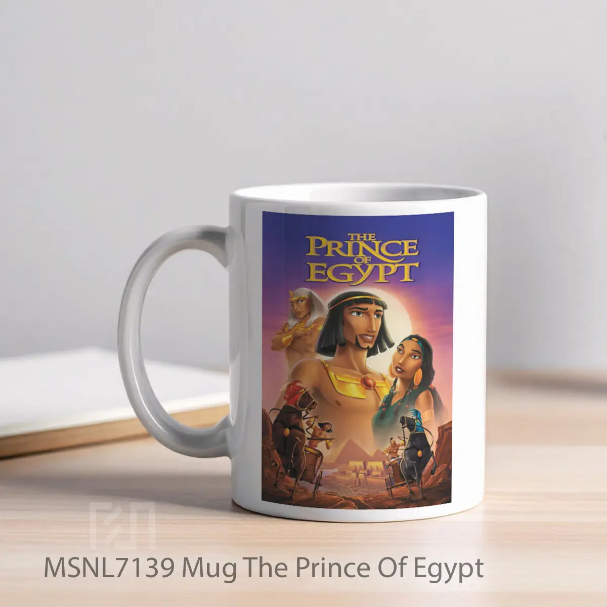 Mug The Prince Of Egypt Gelas Keramik Tema Film MSNL7139 - Tampak Kiri