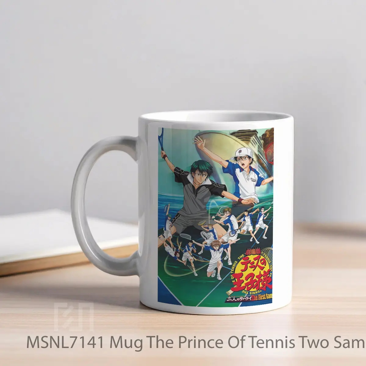 Mug The Prince Of Tennis Two Samurais The First Game Gelas Keramik Tema Film MSNL7141 - Tampak Kiri
