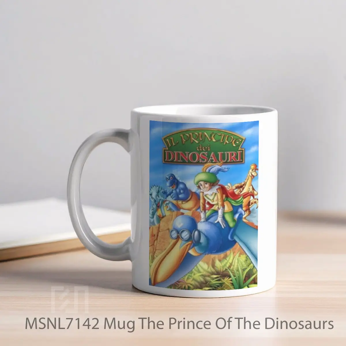 Mug The Prince Of The Dinosaurs Gelas Keramik Tema Film MSNL7142 - Tampak Kiri