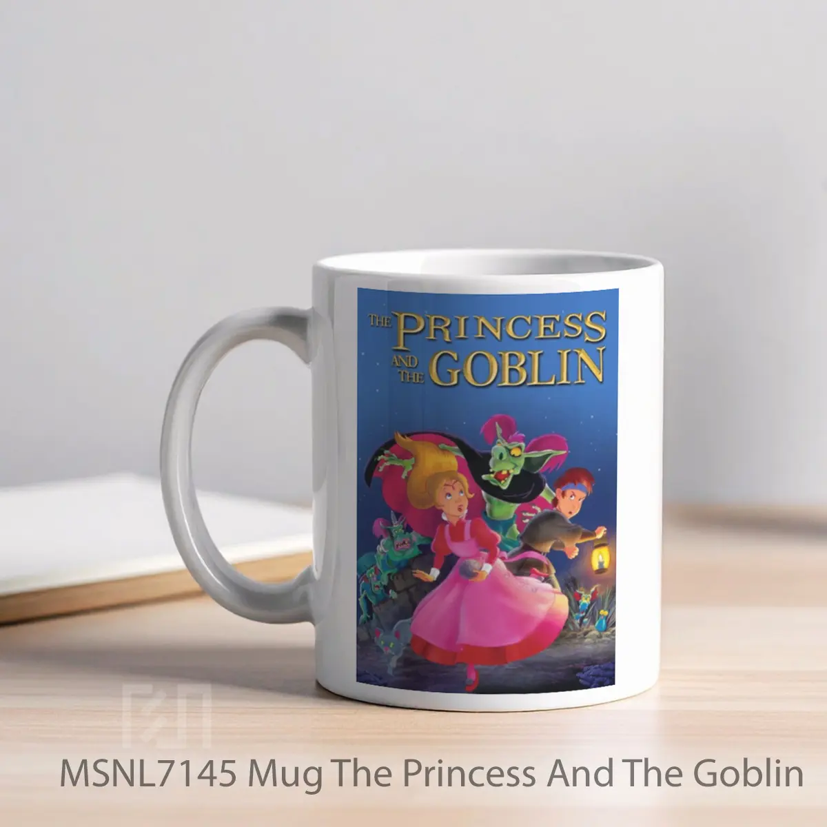 Mug The Princess And The Goblin Gelas Keramik Tema Film MSNL7145 - Tampak Kiri