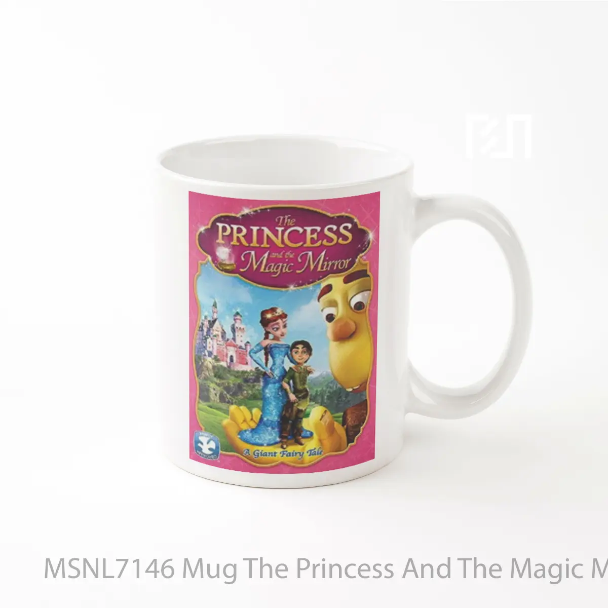 Mug The Princess And The Magic Mirror Gelas Keramik Tema Film MSNL7146