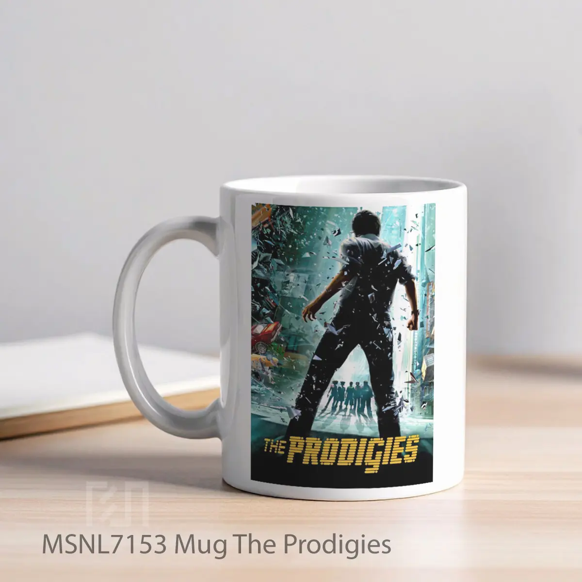 Mug The Prodigies Gelas Keramik Tema Film MSNL7153 - Tampak Kiri