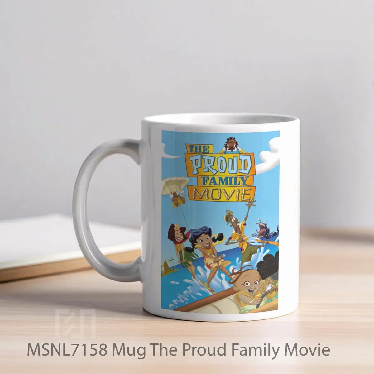 Mug The Proud Family Movie Gelas Keramik Tema Film MSNL7158 - Tampak Kiri
