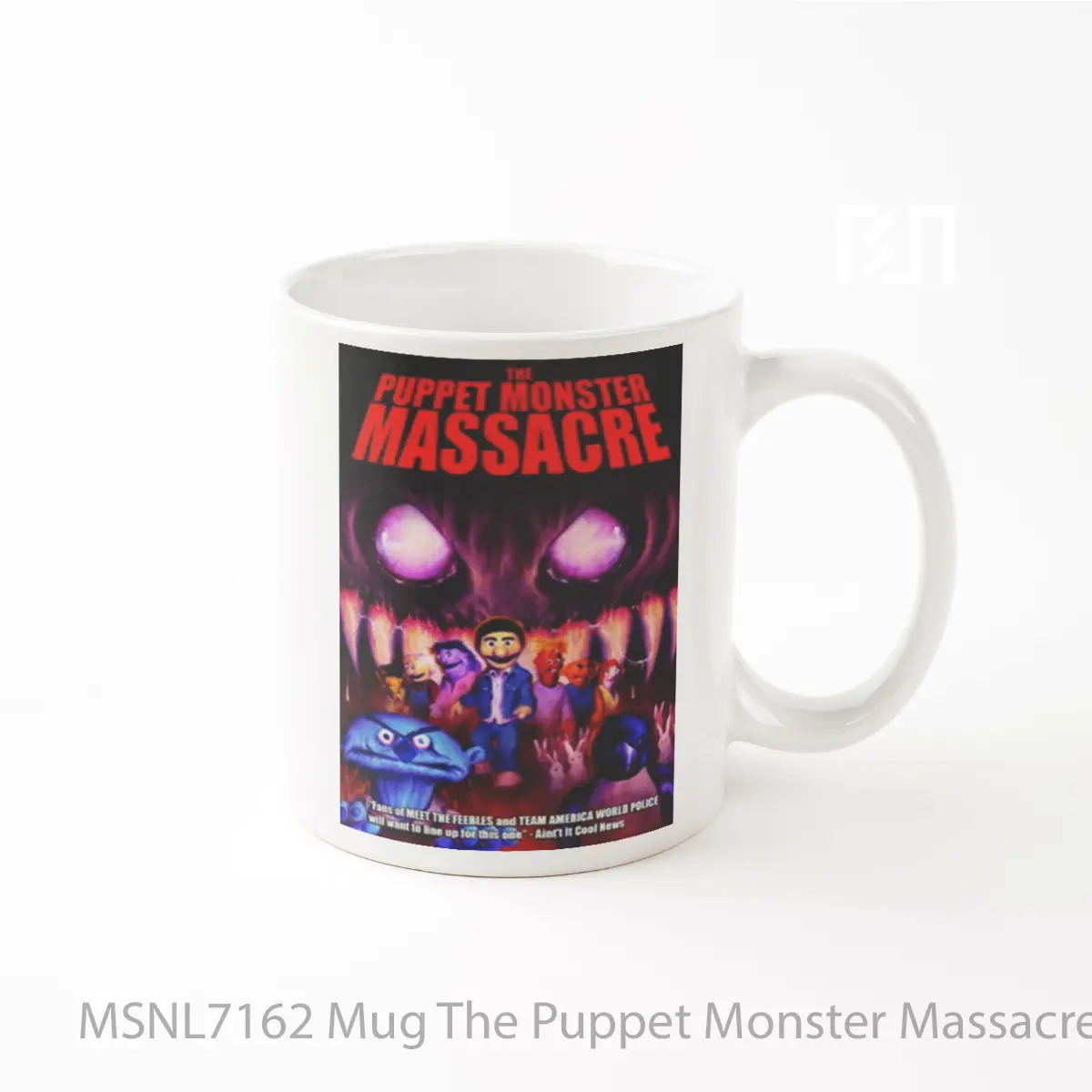 Mug The Puppet Monster Massacre Gelas Keramik Tema Film MSNL7162