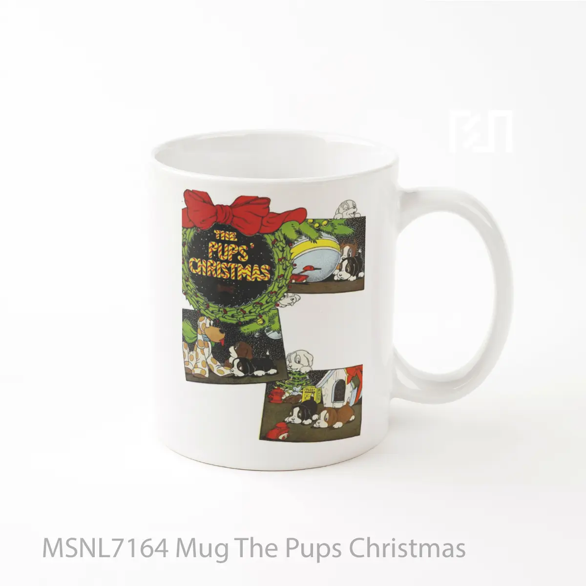 Mug The Pups Christmas Gelas Keramik Tema Film MSNL7164