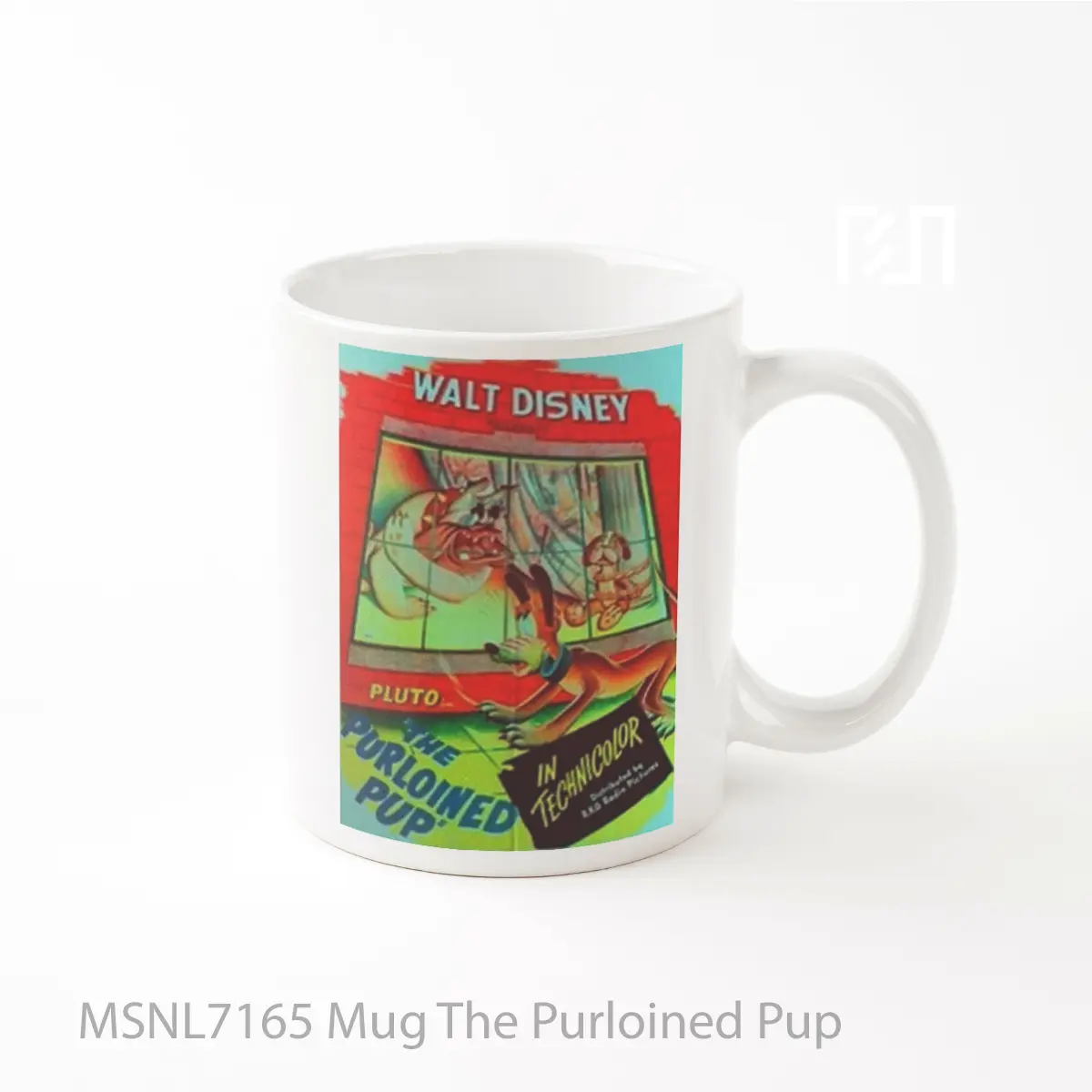 Mug The Purloined Pup Gelas Keramik Tema Film MSNL7165