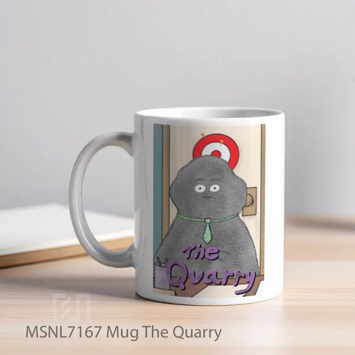 Mug The Quarry Gelas Keramik Tema Film MSNL7167 - Tampak Kiri