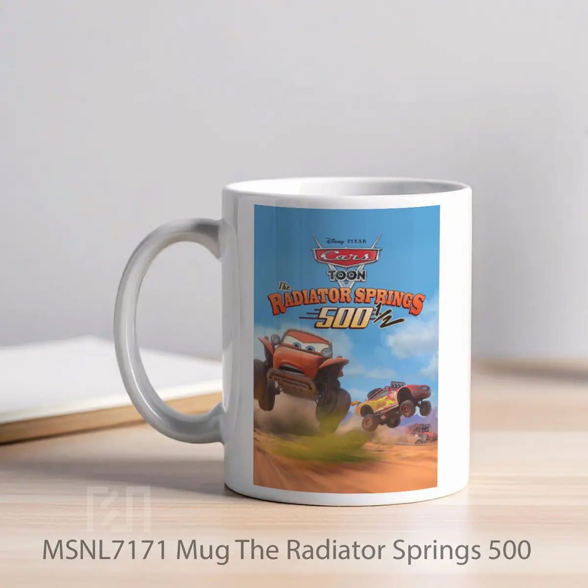 Mug The Radiator Springs 500 Gelas Keramik Tema Film MSNL7171 - Tampak Kiri