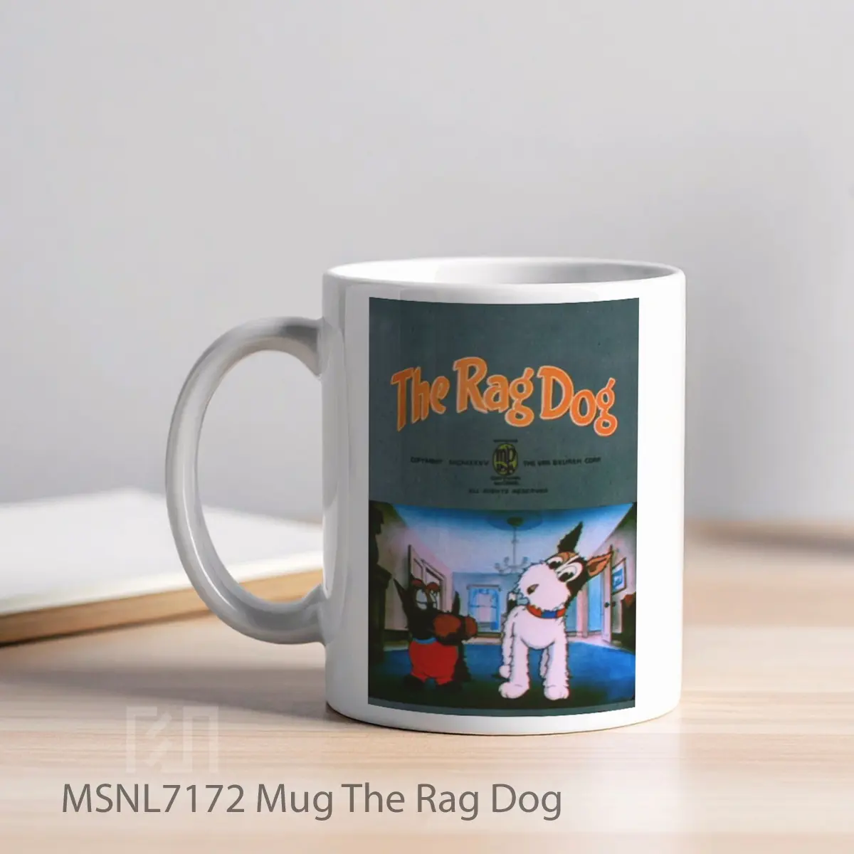 Mug The Rag Dog Gelas Keramik Tema Film MSNL7172 - Tampak Kiri