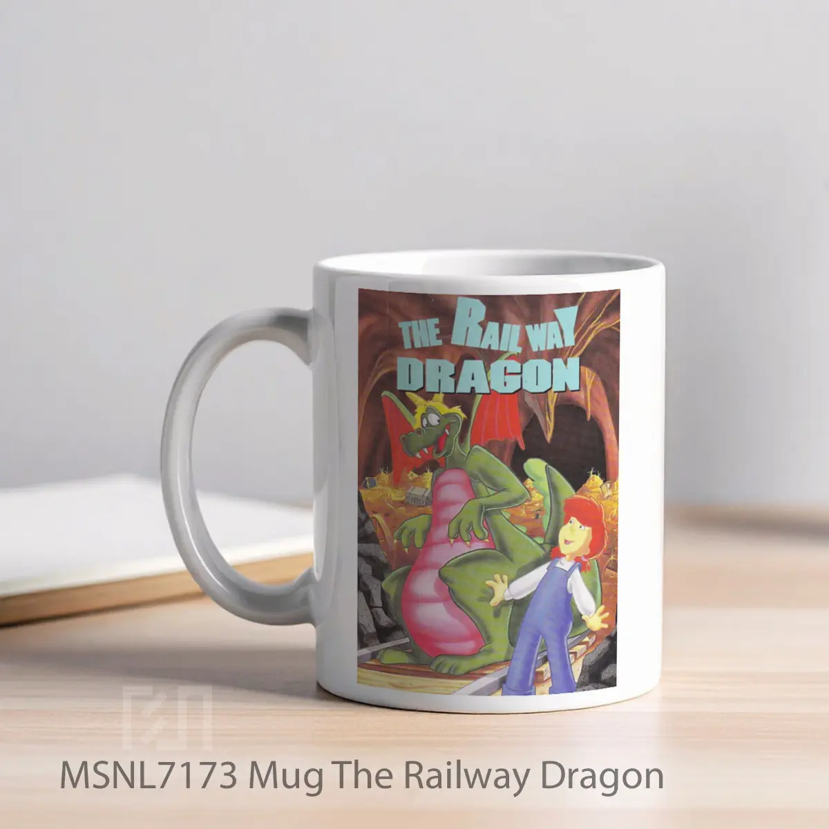 Mug The Railway Dragon Gelas Keramik Tema Film MSNL7173 - Tampak Kiri