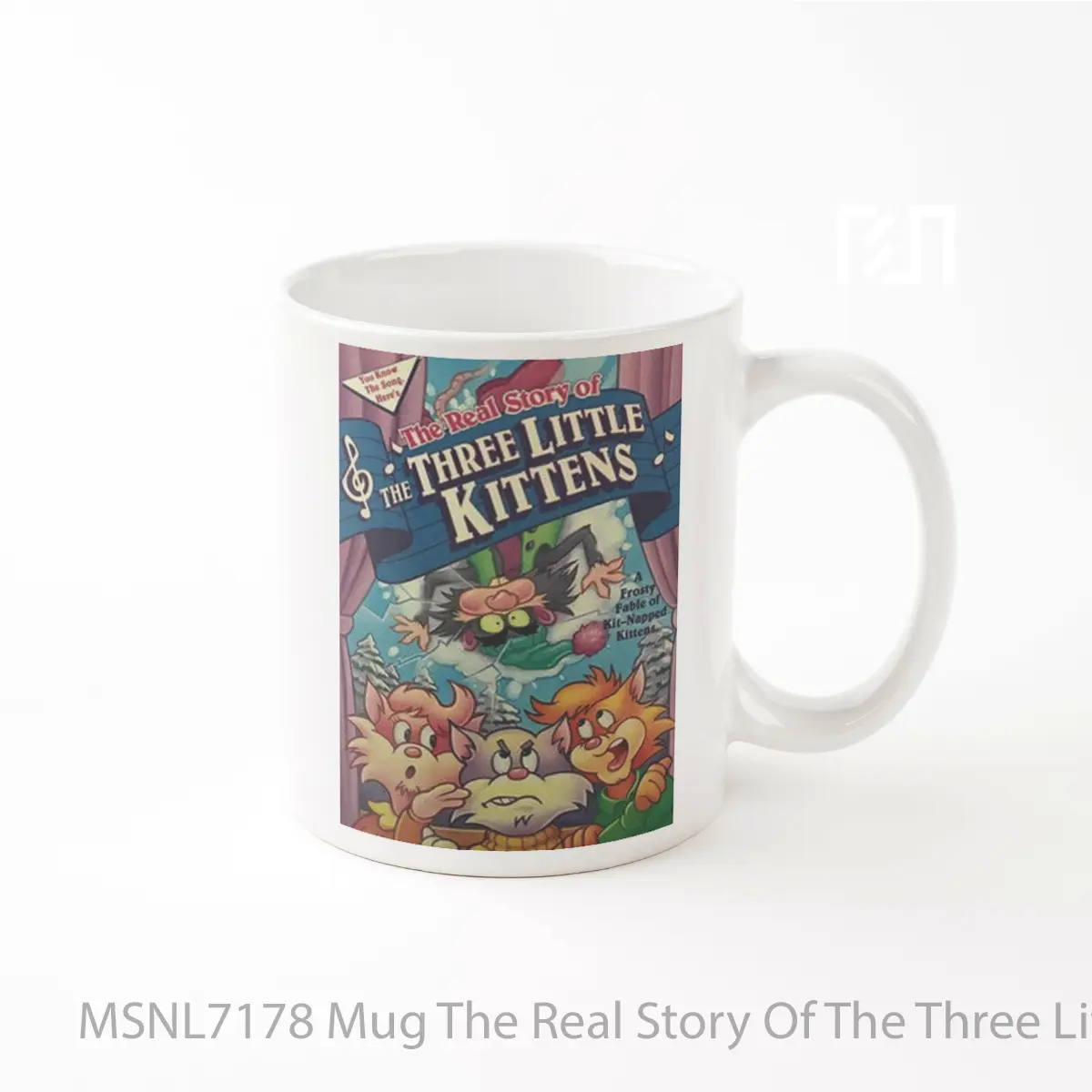 Mug The Real Story Of The Three Little Kittens Gelas Keramik Tema Film MSNL7178
