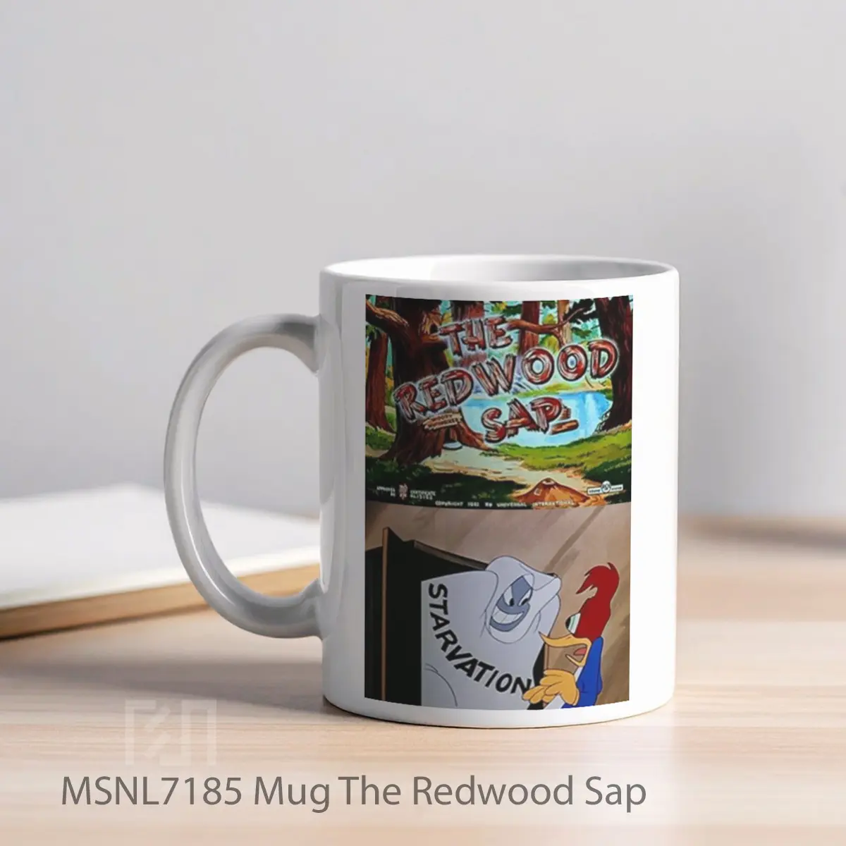 Mug The Redwood Sap Gelas Keramik Tema Film MSNL7185 - Tampak Kiri