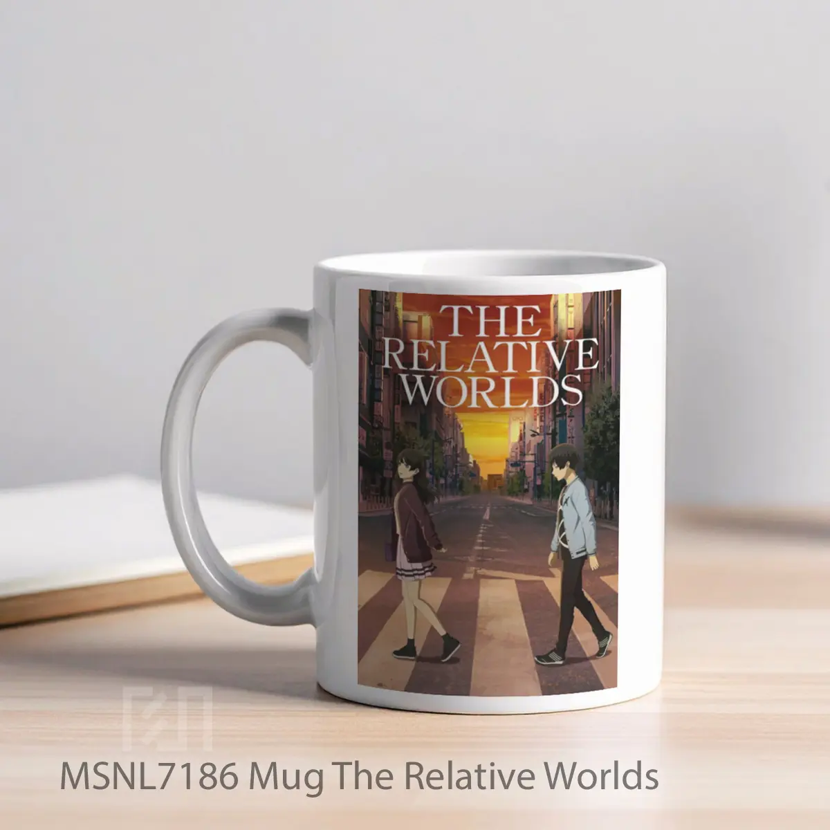 Mug The Relative Worlds Gelas Keramik Tema Film MSNL7186 - Tampak Kiri