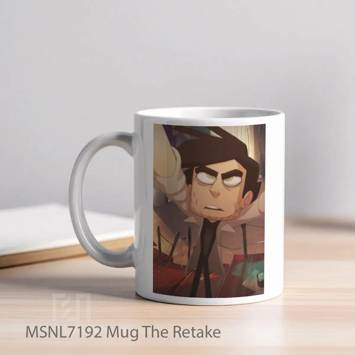 Mug The Retake Gelas Keramik Tema Film MSNL7192 - Tampak Kiri