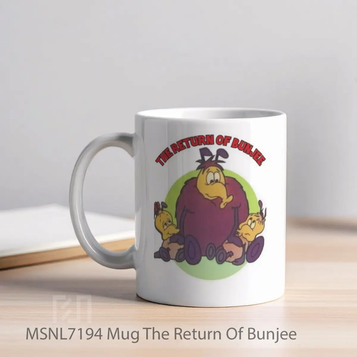 Mug The Return Of Bunjee Gelas Keramik Tema Film MSNL7194 - Tampak Kiri