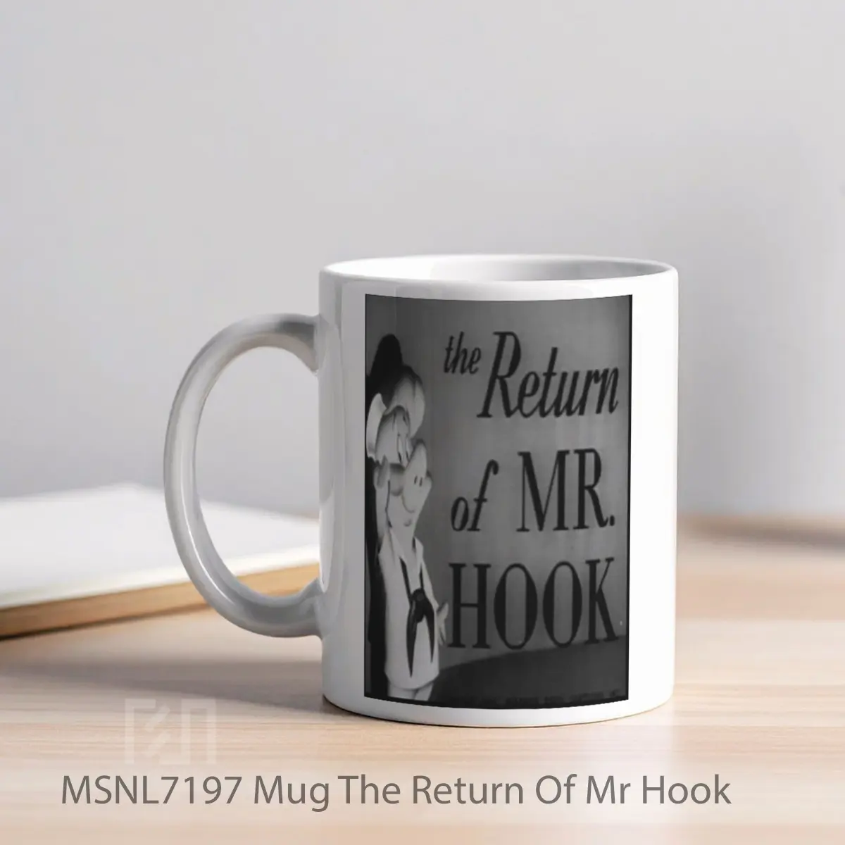 Mug The Return Of Mr Hook Gelas Keramik Tema Film MSNL7197 - Tampak Kiri