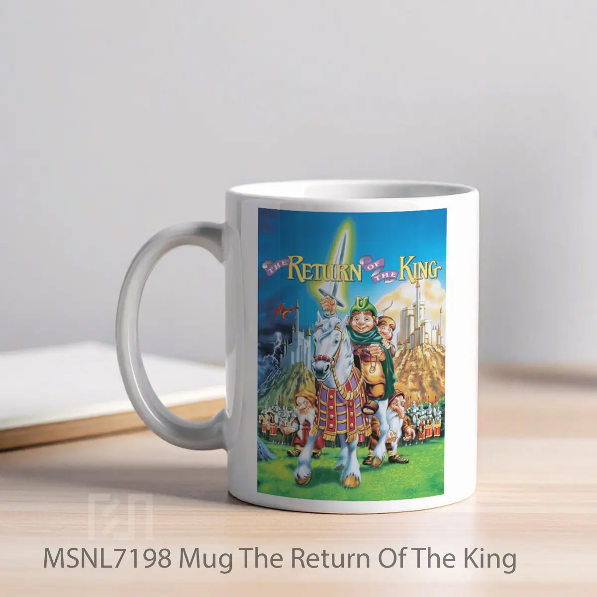 Mug The Return Of The King Gelas Keramik Tema Film MSNL7198 - Tampak Kiri