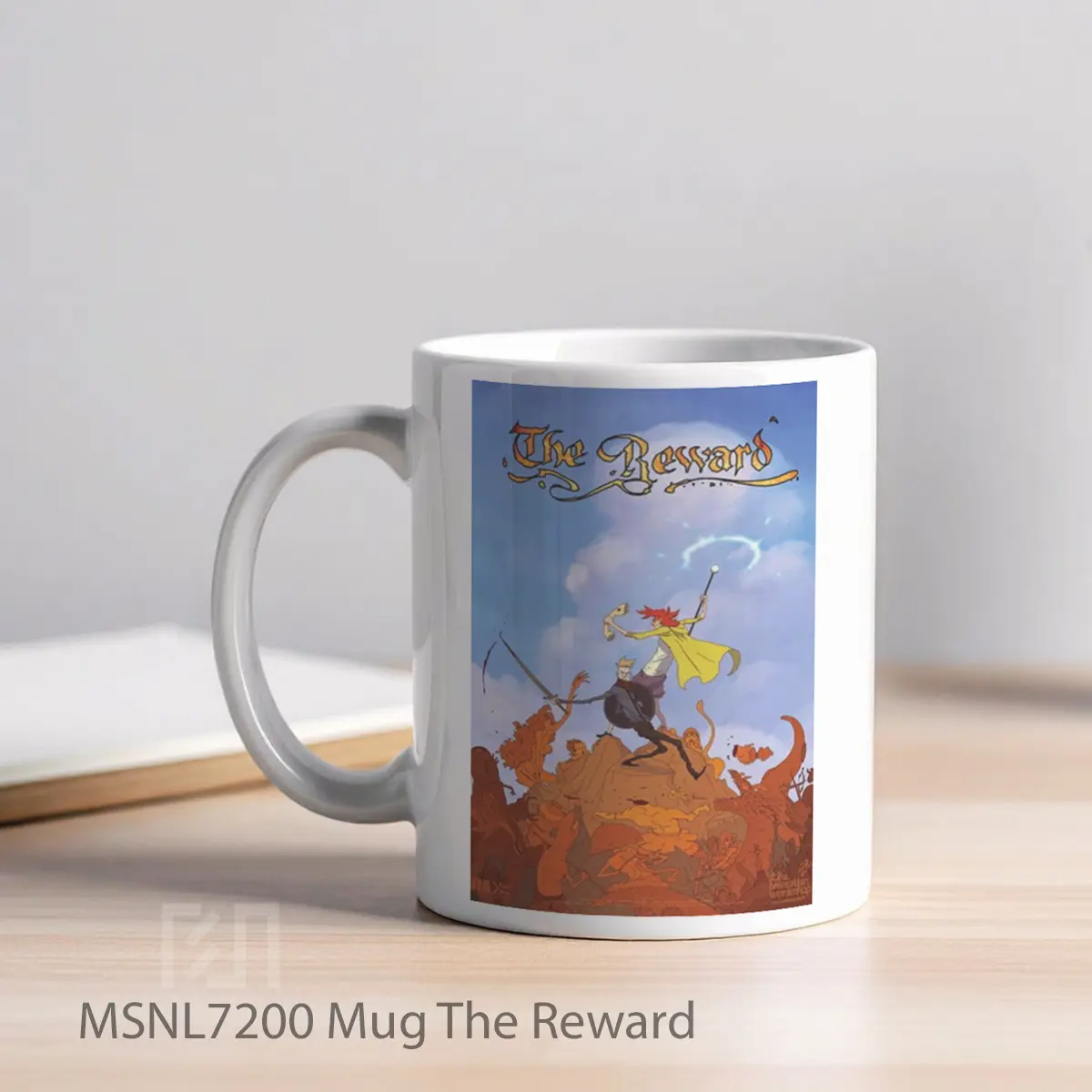 Mug The Reward Gelas Keramik Tema Film MSNL7200 - Tampak Kiri