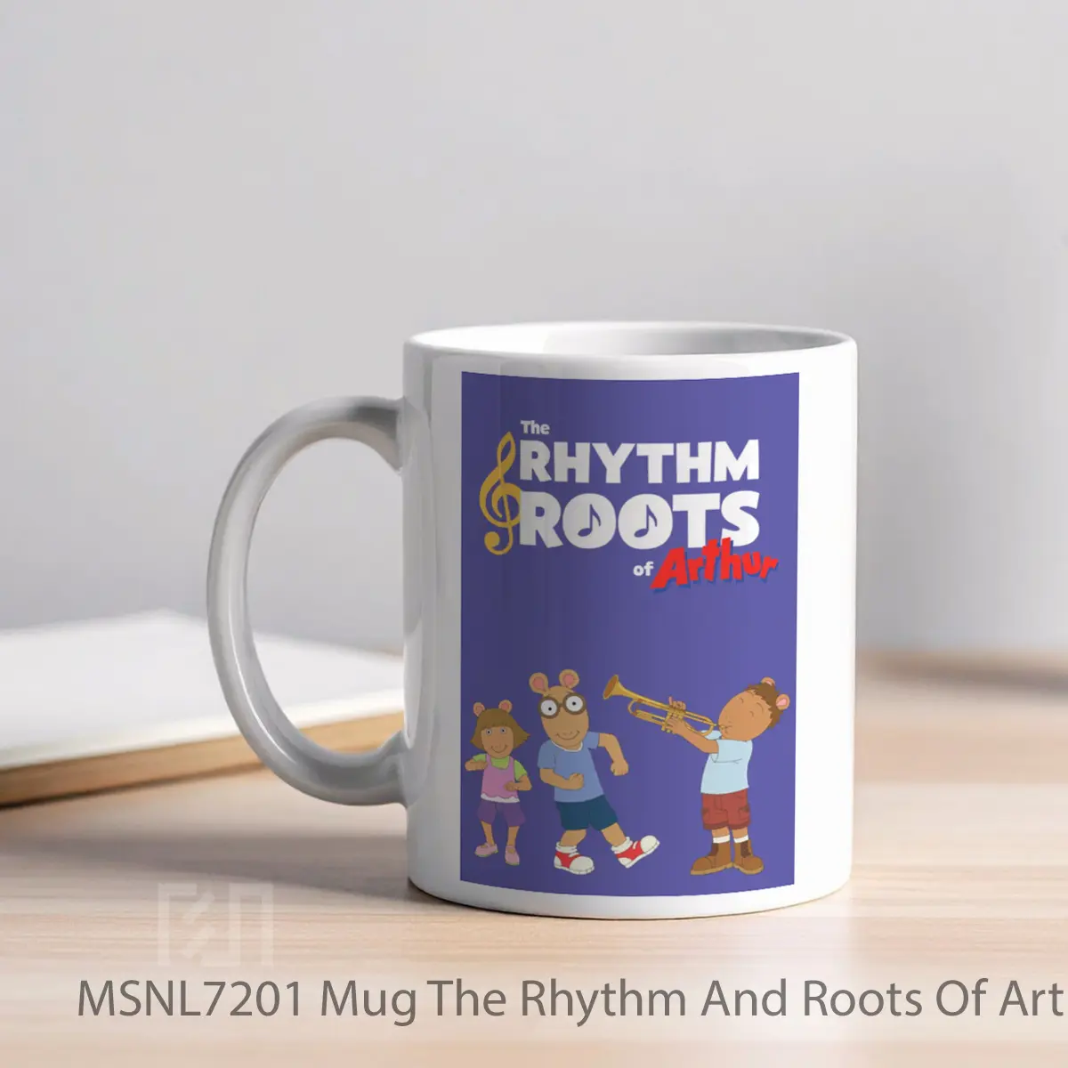 Mug The Rhythm And Roots Of Arthur Gelas Keramik Tema Film MSNL7201 - Tampak Kiri