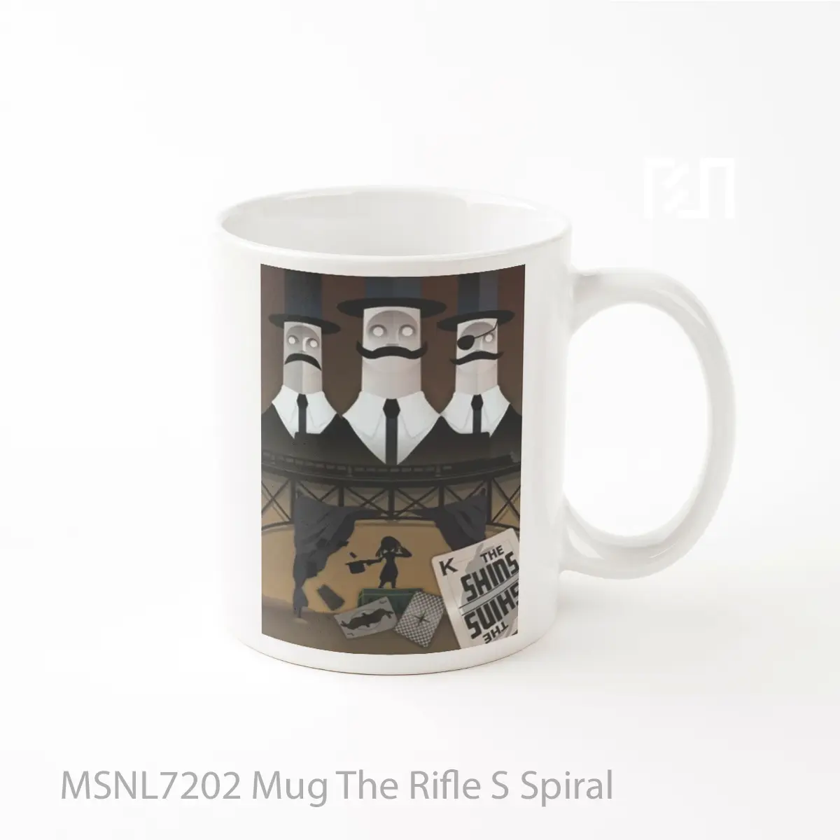 Mug The Rifle S Spiral Gelas Keramik Tema Film MSNL7202