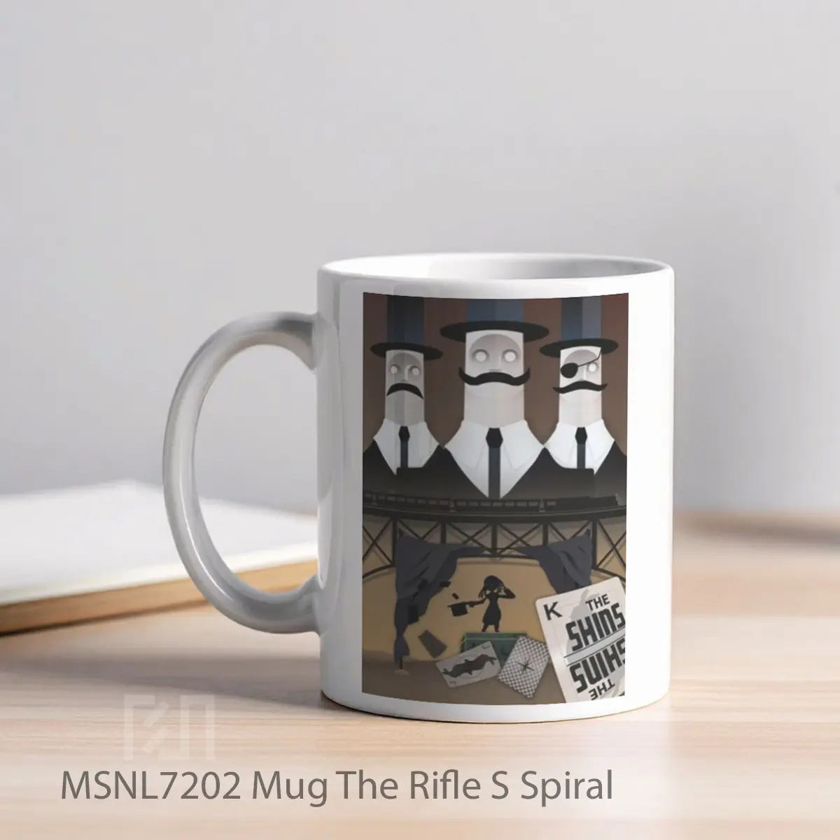 Mug The Rifle S Spiral Gelas Keramik Tema Film MSNL7202 - Tampak Kiri