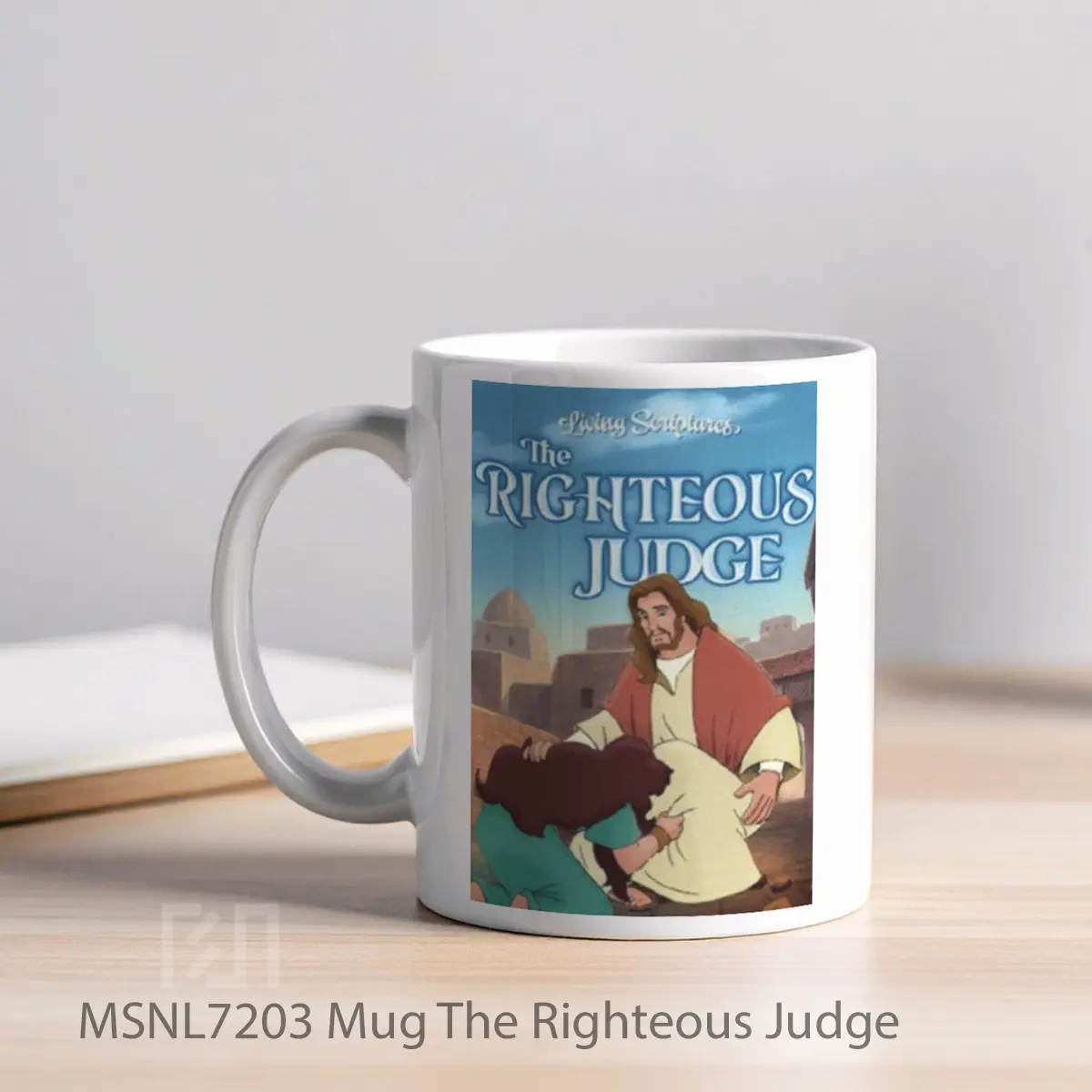 Mug The Righteous Judge Gelas Keramik Tema Film MSNL7203 - Tampak Kiri