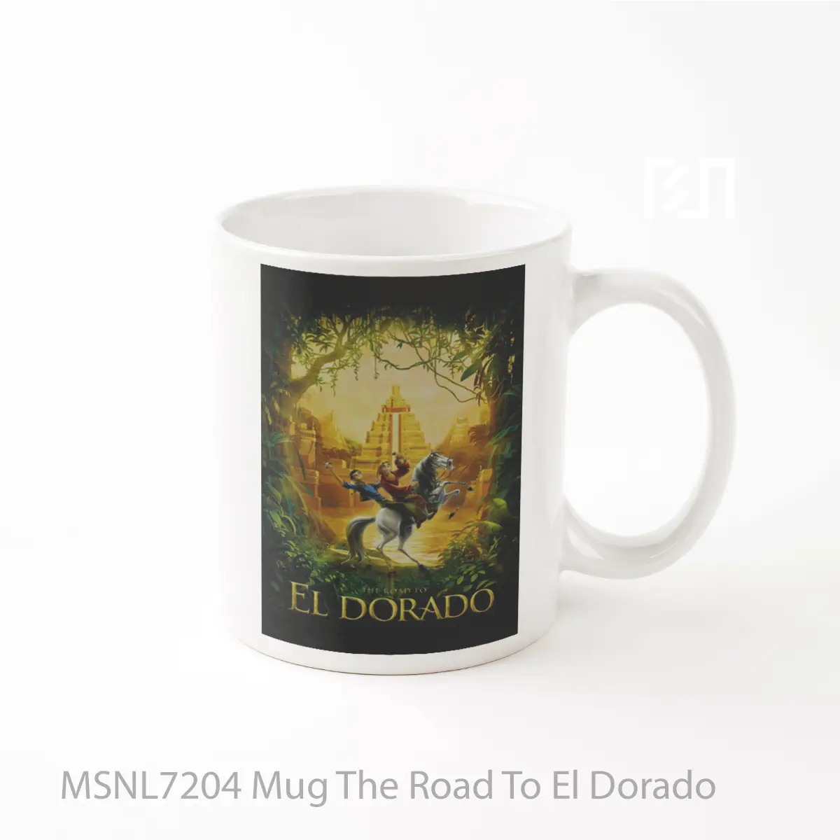 Mug The Road To El Dorado Gelas Keramik Tema Film MSNL7204