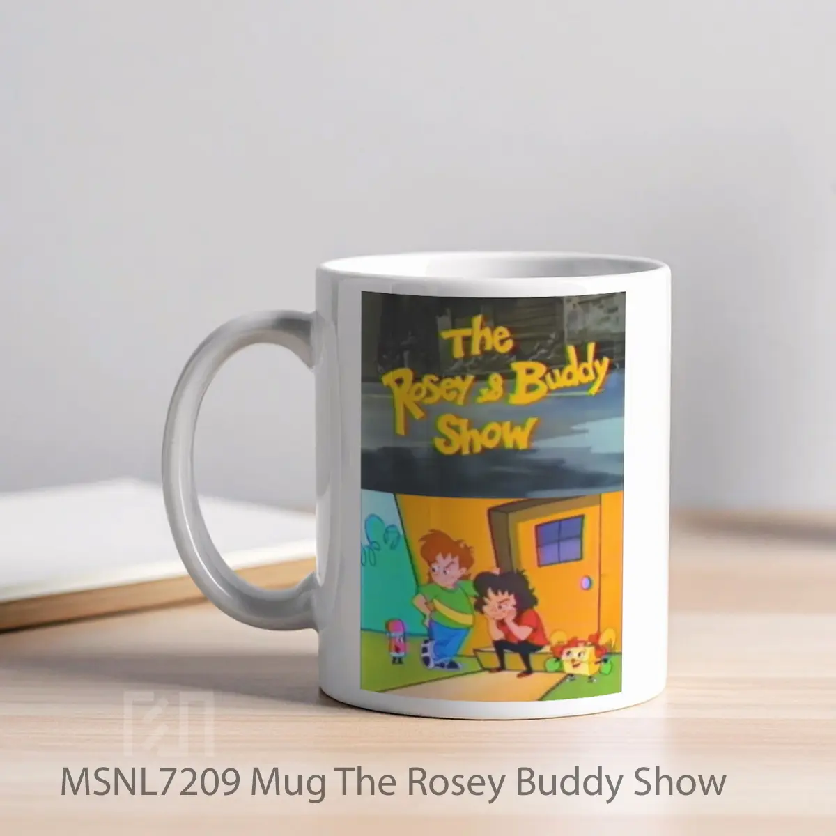 Mug The Rosey Buddy Show Gelas Keramik Tema Film MSNL7209 - Tampak Kiri