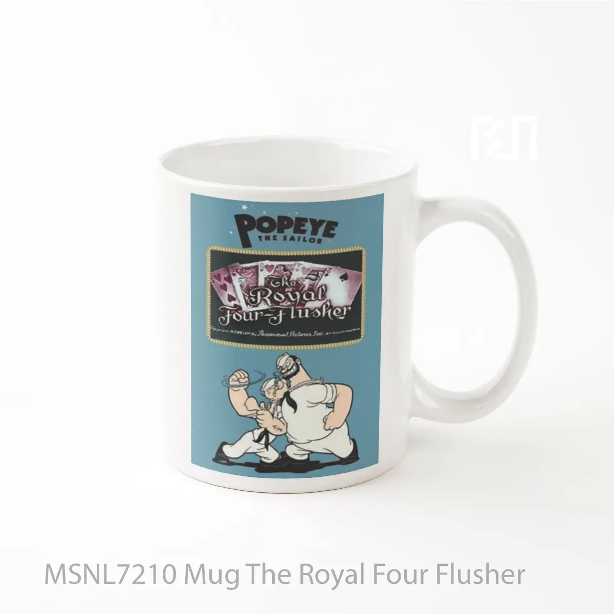Mug The Royal Four Flusher Gelas Keramik Tema Film MSNL7210