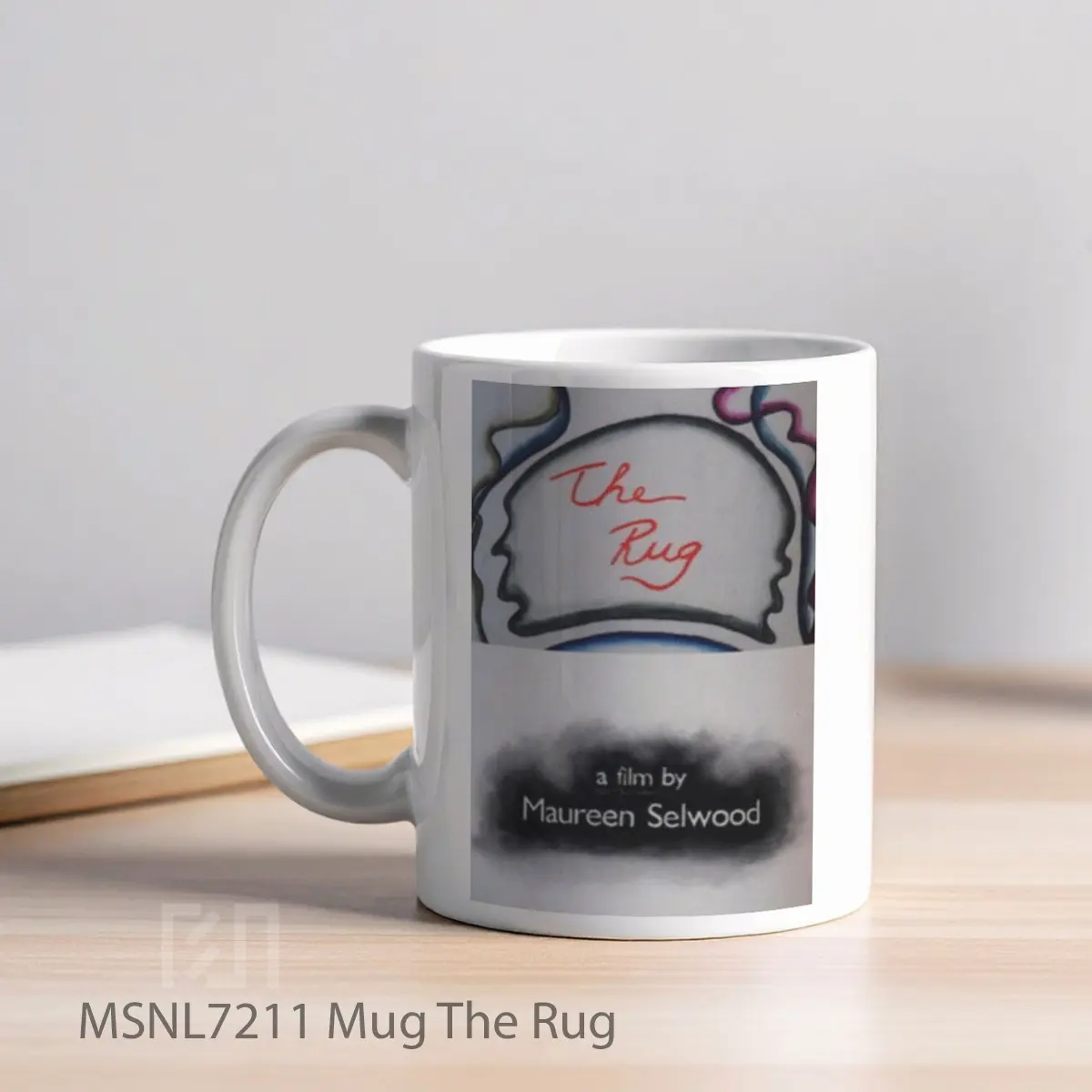 Mug The Rug Gelas Keramik Tema Film MSNL7211 - Tampak Kiri