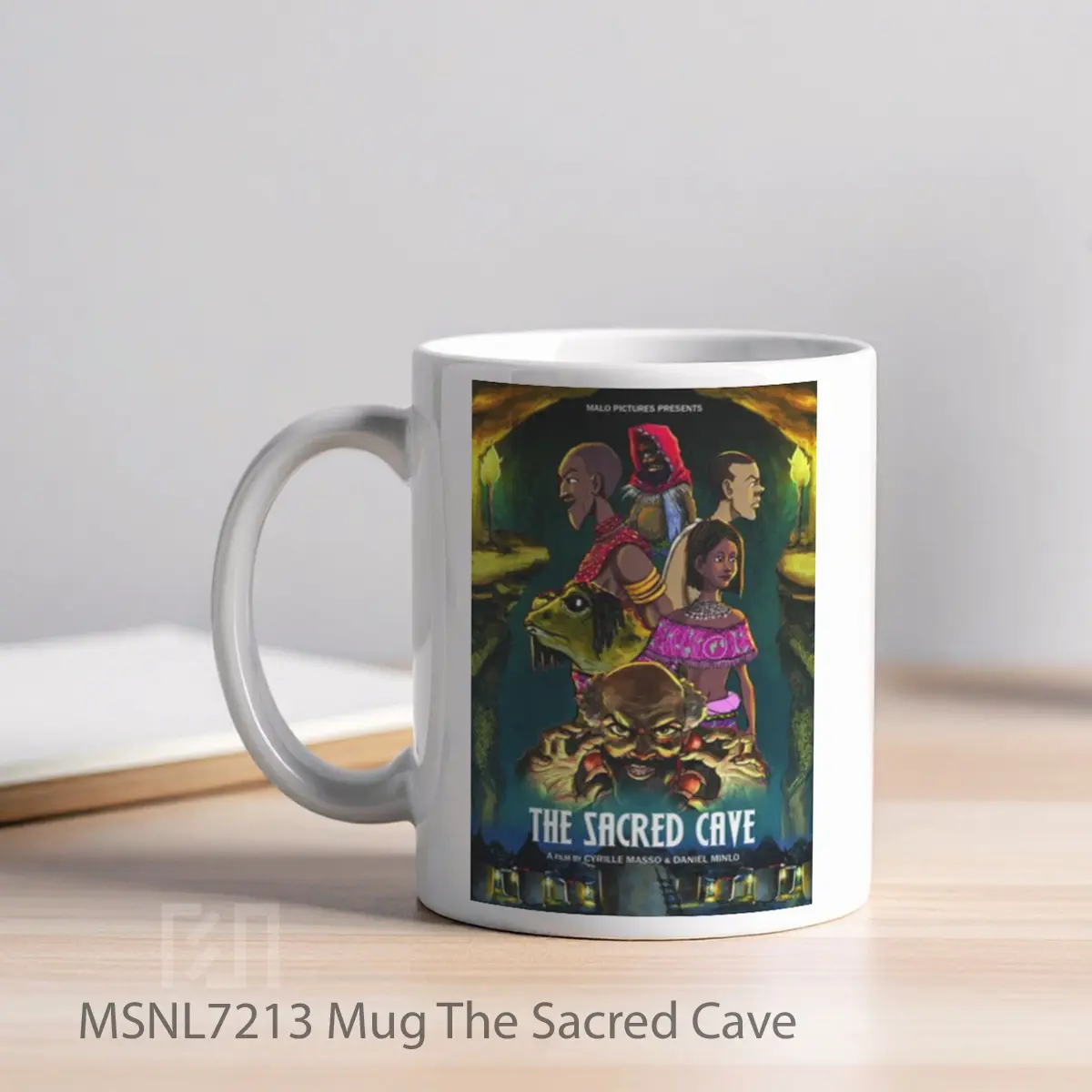 Mug The Sacred Cave Gelas Keramik Tema Film MSNL7213 - Tampak Kiri