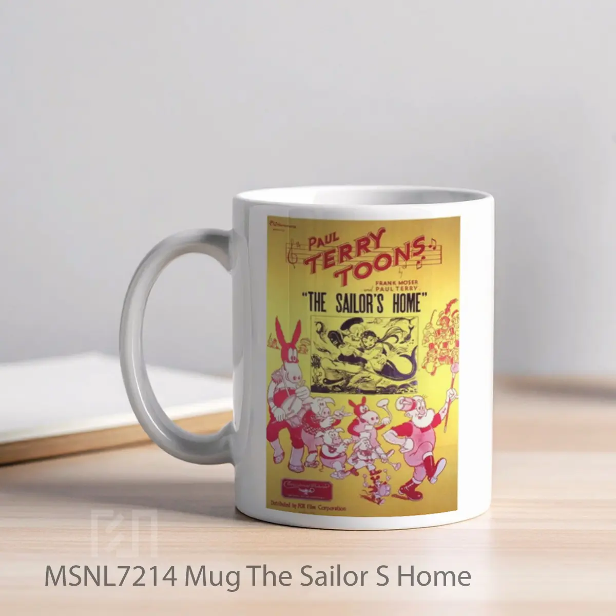 Mug The Sailor S Home Gelas Keramik Tema Film MSNL7214 - Tampak Kiri