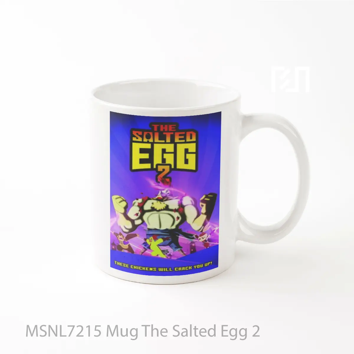 Mug The Salted Egg 2 Gelas Keramik Tema Film MSNL7215