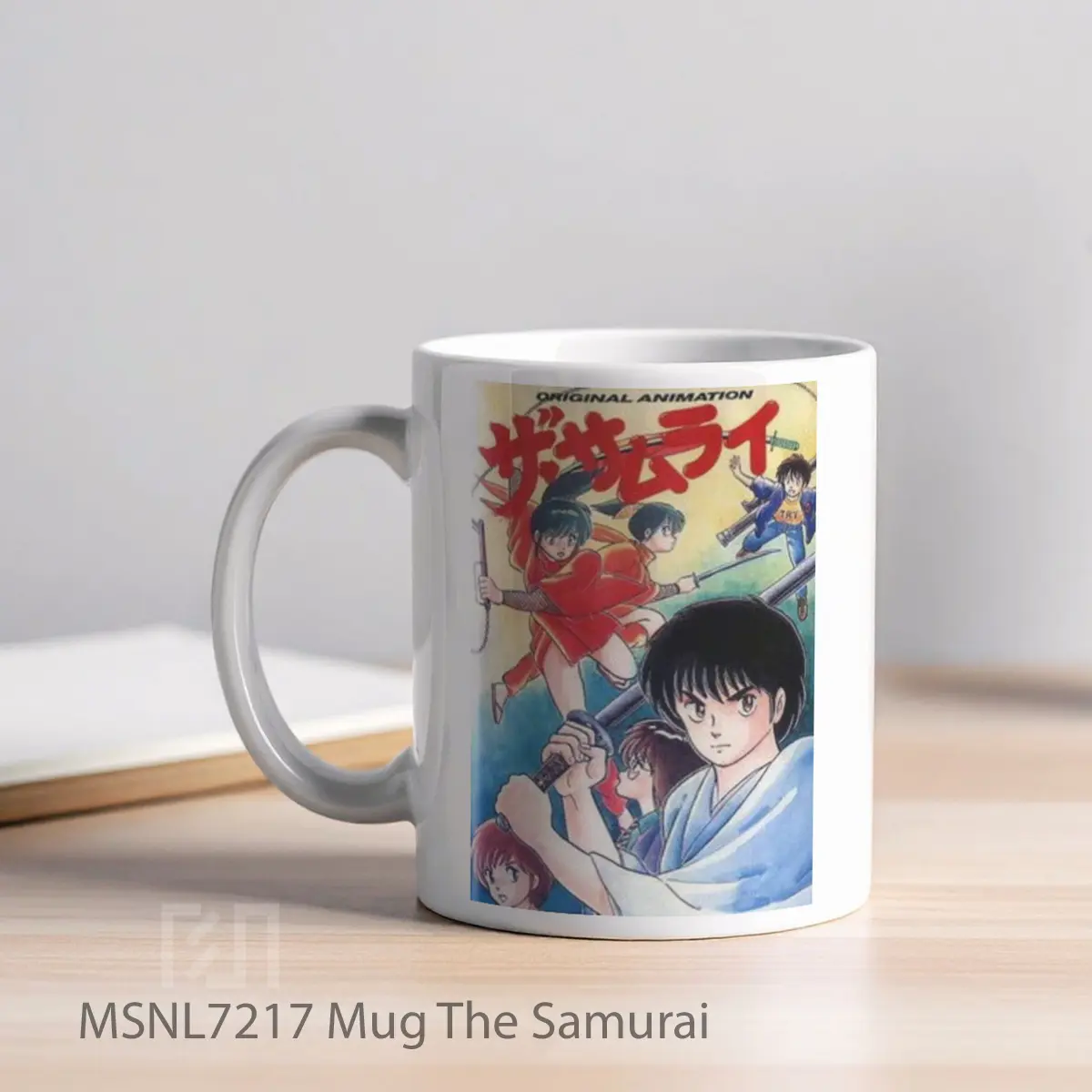 Mug The Samurai Gelas Keramik Tema Film MSNL7217 - Tampak Kiri