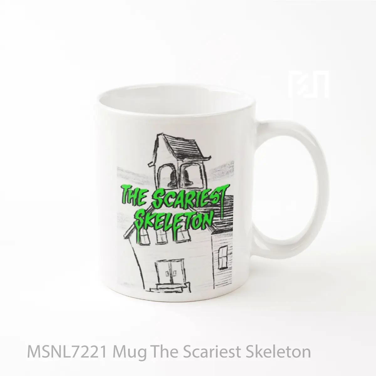 Mug The Scariest Skeleton Gelas Keramik Tema Film MSNL7221