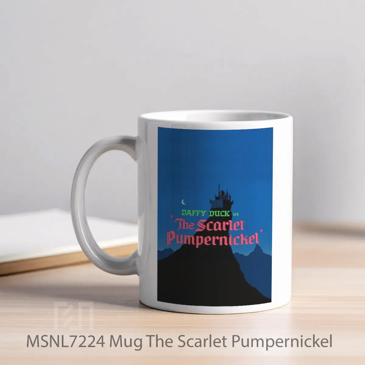 Mug The Scarlet Pumpernickel Gelas Keramik Tema Film MSNL7224 - Tampak Kiri