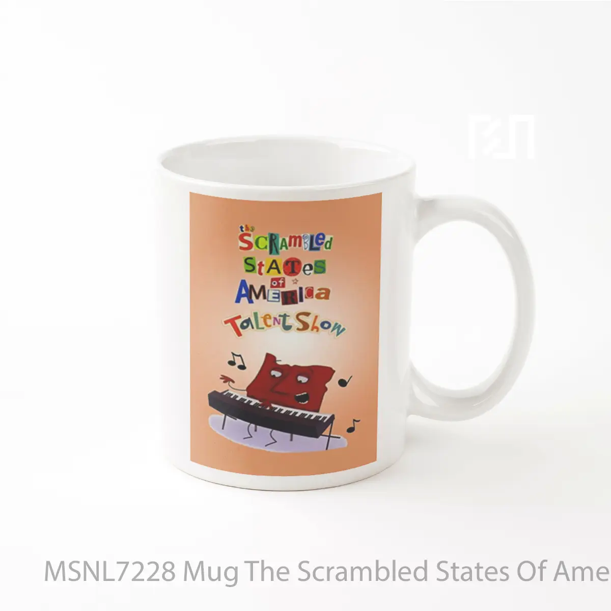 Mug The Scrambled States Of America Talent Show Gelas Keramik Tema Film MSNL7228