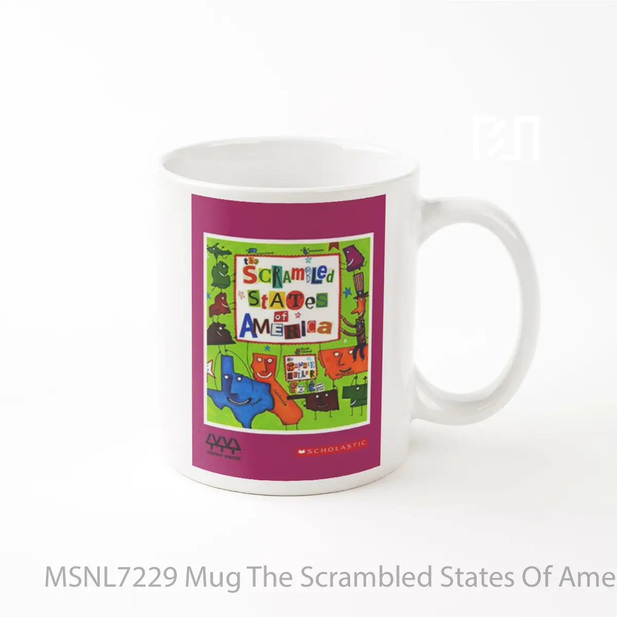 Mug The Scrambled States Of America Gelas Keramik Tema Film MSNL7229