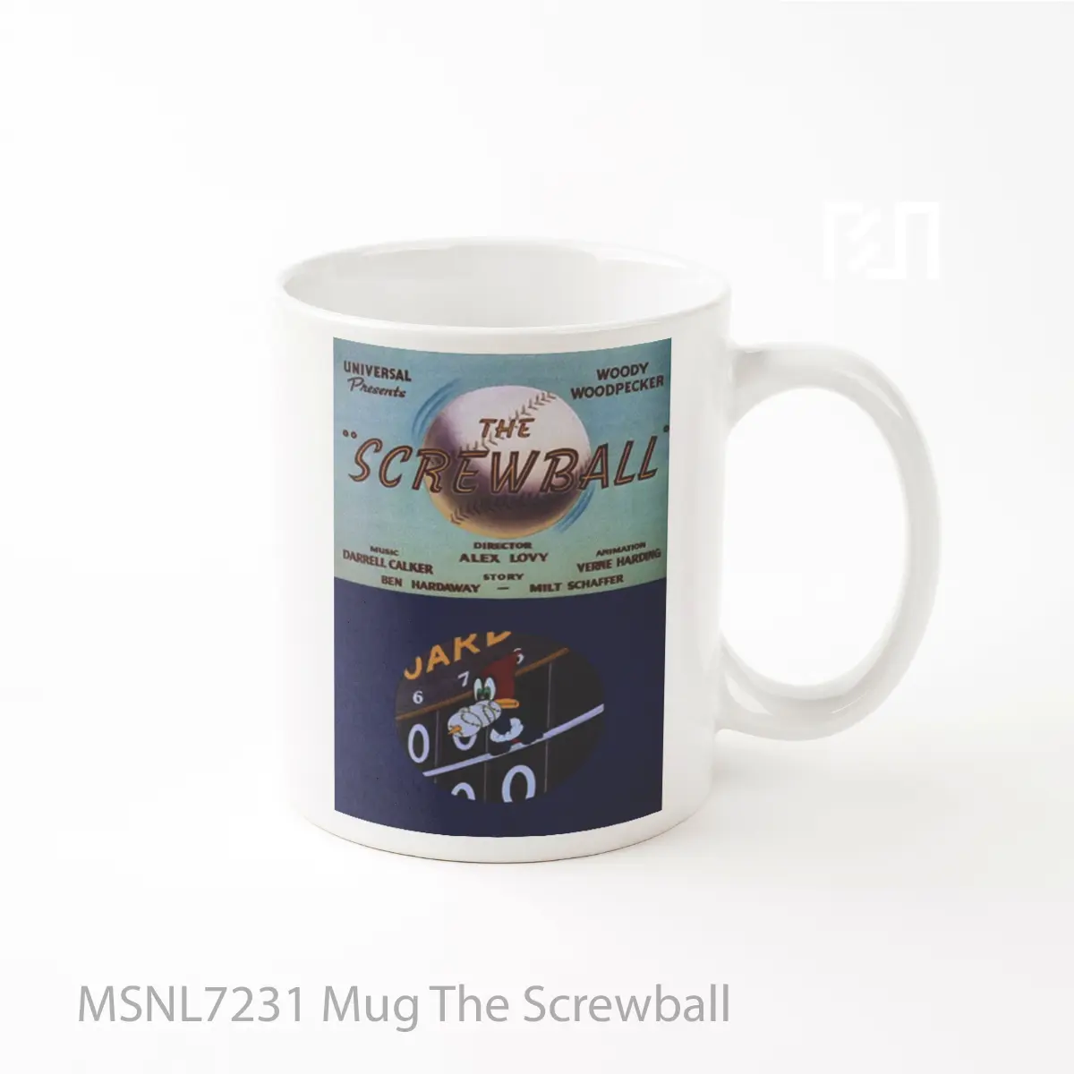 Mug The Screwball Gelas Keramik Tema Film MSNL7231